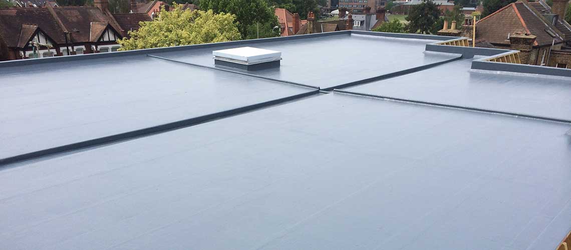 GRP fibre glass roofing guaranteed for 30 years